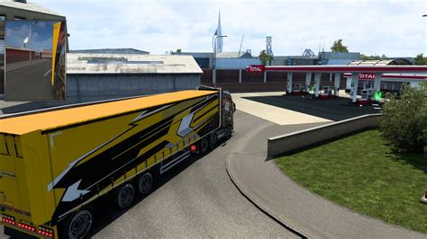 Euro Truck Simulator Pro Mods Portsmouth To Linkoping Sweden Youtube