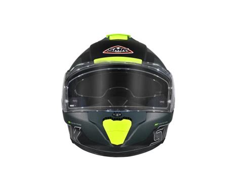 Smk Titan Helmet Firefly Ma Matt Black Green Yellow Amx Superstores