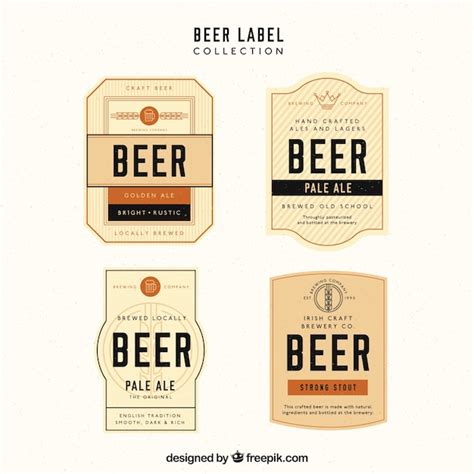 Vintage Beer Label Template