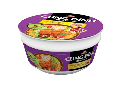 CUNG DINH Instant Noodles 80gr Bowl Tradekorea