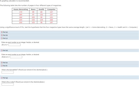 Solved A Graphing Calculator Is Recommended The Following Chegg