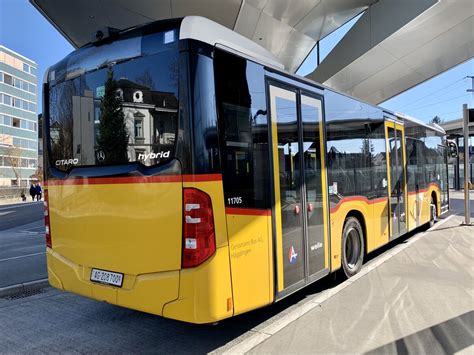 Heckansicht Des Mb C Hybrid Vom Pu Geissmann Bus H Gglingen