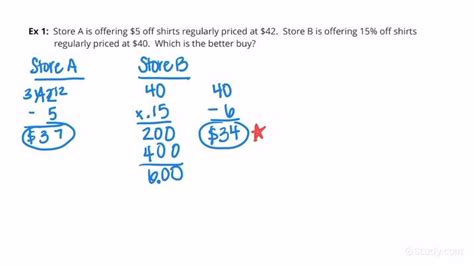 How To Compare Discounts Math