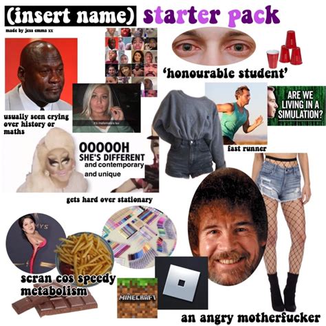 Create A Starter Pack Or Niche Meme For You Or A Friend By