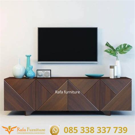 Bufe Tv Kayu Jati Salur Cabinet Console Furniture Jati Jepara