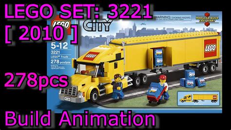 LEGO SET 3221 LEGO CITY TRUCK 2010 YouTube