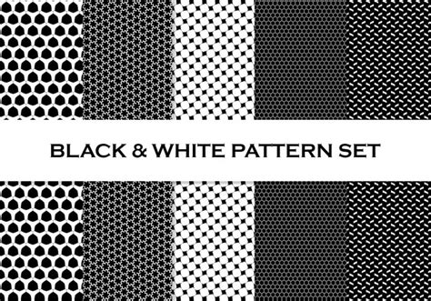 Free Black & White & Tiled All Over Patterns