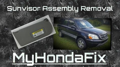 Honda Pilot Sun Visor