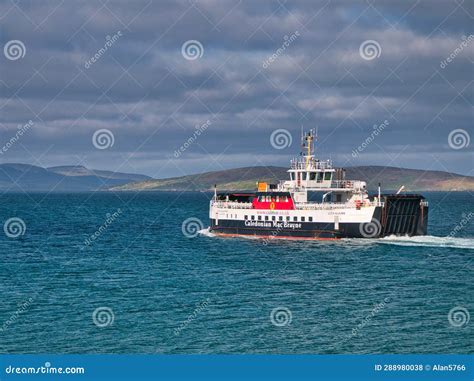 The Calmac Caledonian Macbrayne Roro Ferry Mv Loch Alainn Leaves The