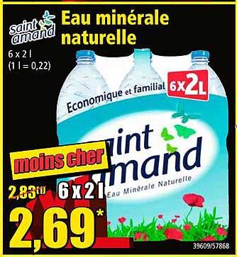 Promo Eau Min Rale Naturelle Saint Amand Chez Norma Icatalogue Fr