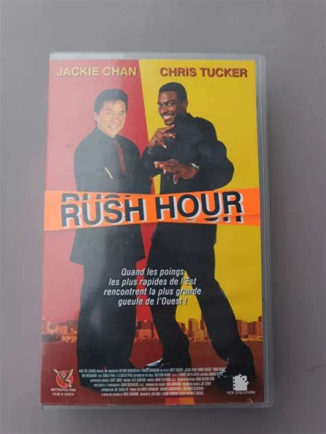 Cassette Vhs Rush Hour Jackie Chan Chris Tucker Vhs Secam Vf Version