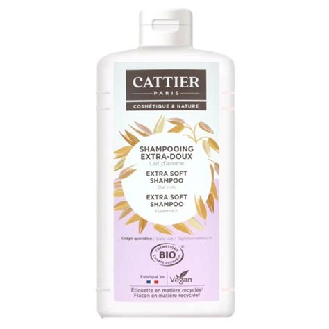 Shampooing Extra Doux Au Lait D Avoine Bio 1L Cattier Natureo Shop