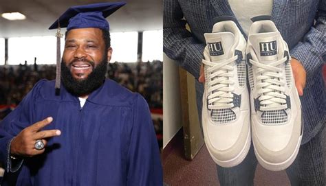 Anthony Anderson Graduation Gift Air Jordan 4 Pe KENLU Net