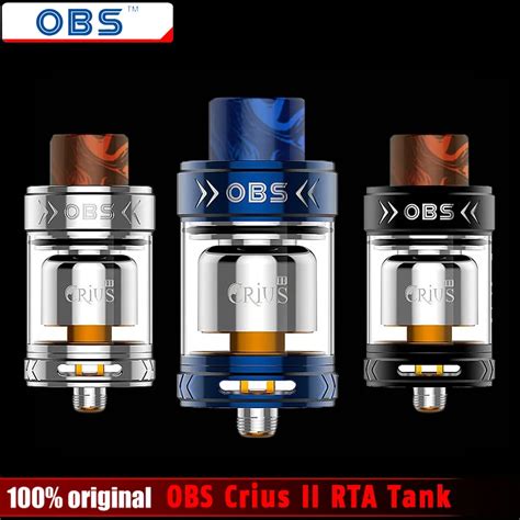 Original OBS Crius II RTA 3.5ml Atomizer Crius 2 RTA Vape Tank ...