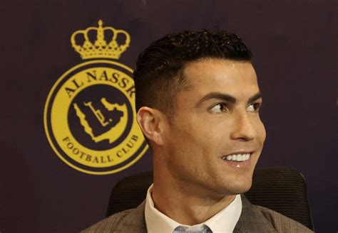 Cristiano Ronaldo Presented By Al Nassr After Transfer