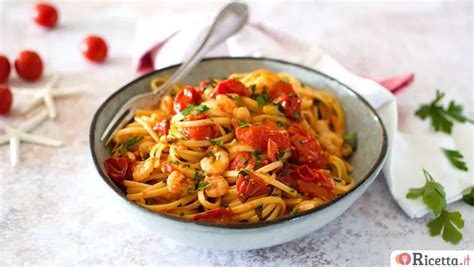 Pasta Con I Gamberetti Ricetta It