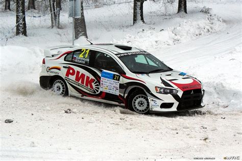 Mikhaylov Alexander Kokins Normunds Mitsubishi Lancer Evo X R4