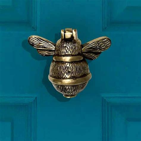 Solid Brass Antique Black Finish Bumblebee Door Knocker For Front Door 4x45 Ebay