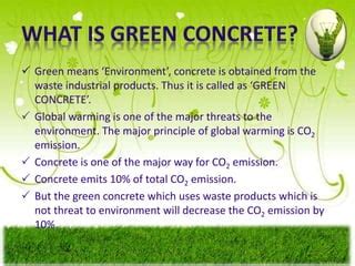 Green concrete | PPT