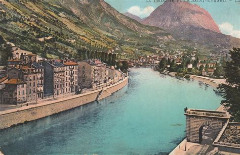 Grenoble La Tronche Et Le Saint Eynard Carte Crite En