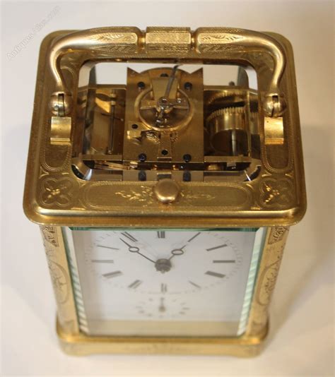 Antiques Atlas A Fine Bell Striking And Repeating Carriage Clock