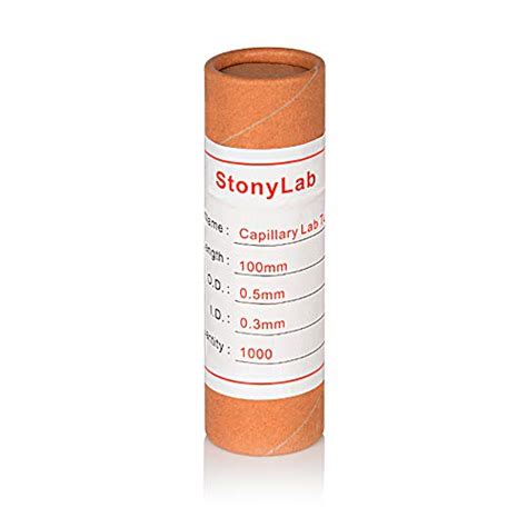 StonyLab Glass Capillary Tubes 100mm Micro Glass Pipettes Capillary