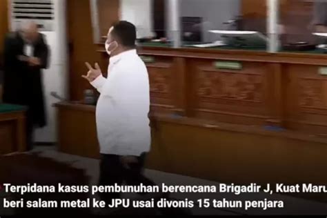 Peran Kuat Ma Ruf Di Pembunuhan Brigadir J Hingga Divonis Tahun