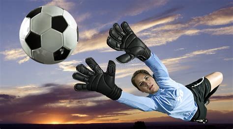 Soccer Goalie stock photo. Image of block, aggressive - 14592080