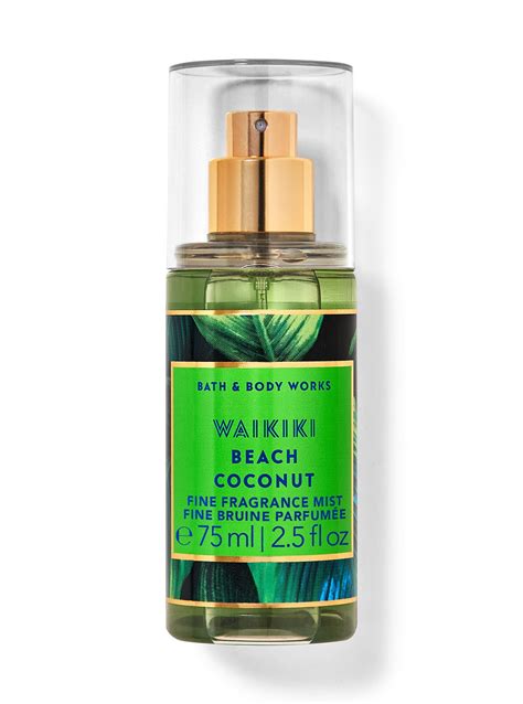 Waikiki Beach Coconut Travel Size Fine Fragrance Mist Bath And Body Works