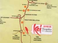 Puchong map directory -puchong location - maps - Malaysia selangor puchong map - puchong information