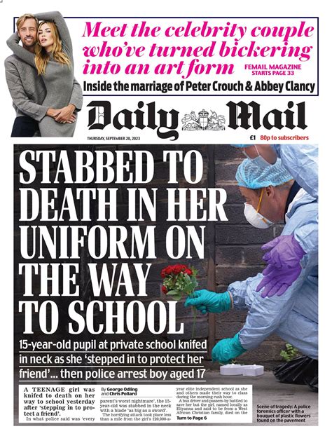 Daily Mail Front Page Th Of September Tomorrow S Papers Today