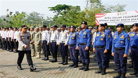 Pastikan Pemilu Aman Personel Gabungan Dikerahkan Di Sukabumi