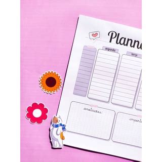 Planner Semanal Planner De Mesa Planner Semanal A Planejamento