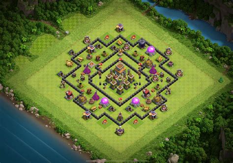 New Base Th Bay C P Huy N Tho I Th Ng Clash Of Clans