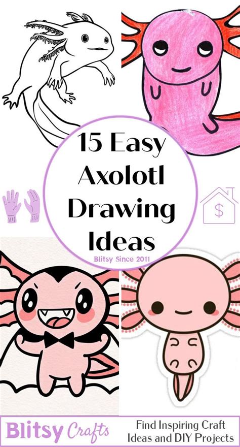 15 Cute Axolotl Drawing Ideas How To Draw An Axolotl Blitsy