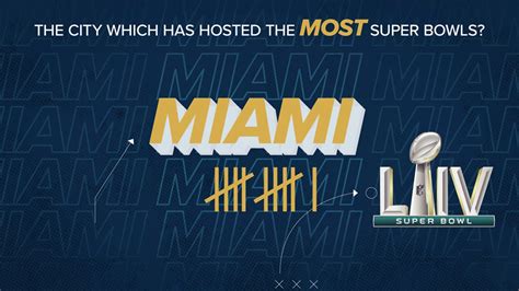 Which Cities Have Hosted The Most Super Bowls YouTube