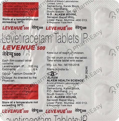 Levenue Mg Tablet Uses Side Effects Price Dosage Pharmeasy