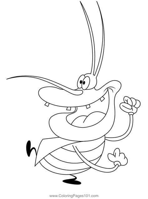 Pin on Oggy and the Cockroaches Coloring Pages