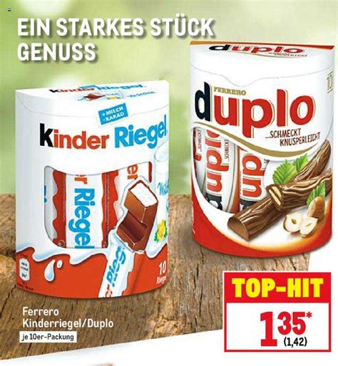 Ferrero Kinderriegel Duplo Angebot Bei METRO