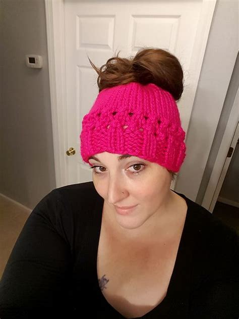 Updated The Best Free Knit Ponytail Hat Patterns Aka Messy Bun