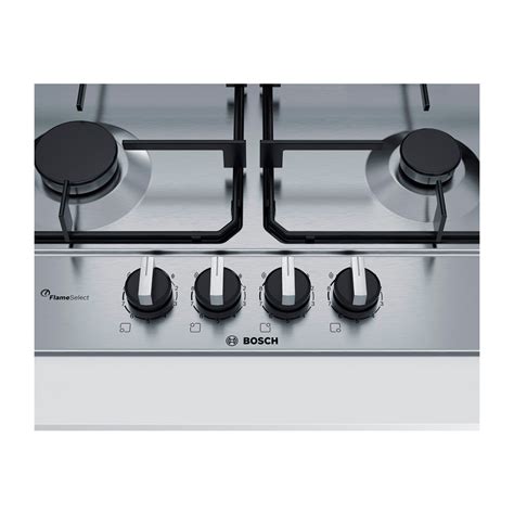 Encimera a Gas Bosch Serie 6 Placa Gas 60cm Acero Inox PCH6A5B90– Mr ...