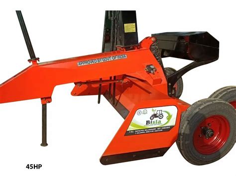 Mild Steel Tractor Mounted Hp Ms Orange Laser Land Leveler For