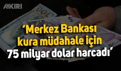 Merkez Bankas D Viz Kuruna M Dahale I In Milyar Dolar Harcad