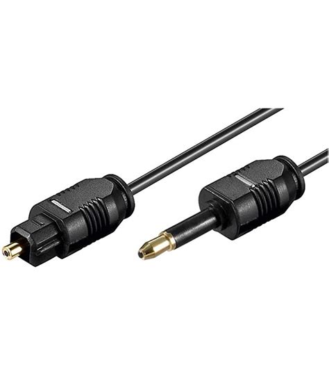 Cabo Fibra Óptica Toslink Mini Toslink Jack 1 0mt