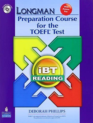 Longman Preparation Course For The Toefl Test Ibt Reading With Cd Rom