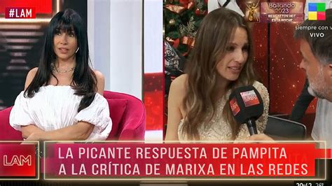 La Fulminante Respuesta De Pampita A Marixa Balli Tras Su Picante