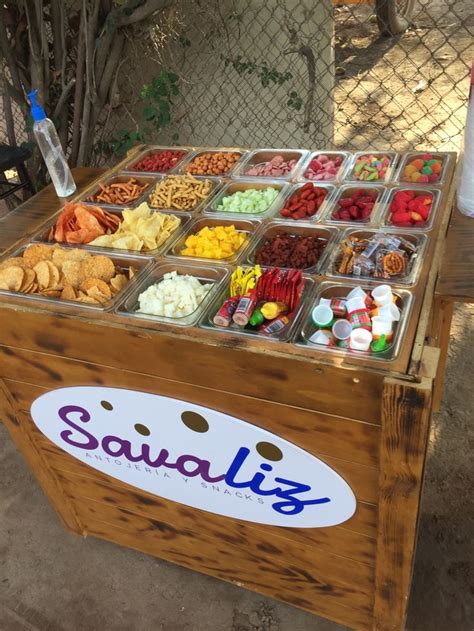 Savaliz Barra Loca Barra De Snacks Snacks Para Fiestas Carrito De