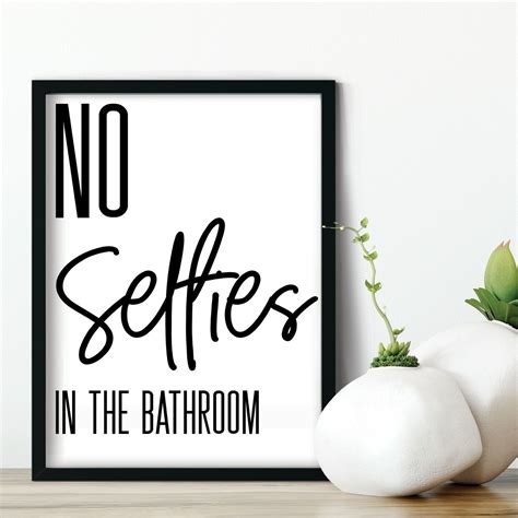 Bathroom Prints Wall Art Poster Funny Humor Home Toilet Pictures Modern