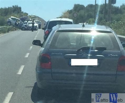 Incidente Con Carambola Nella Strada Per Marzamemi Sr IL FATTO WEB