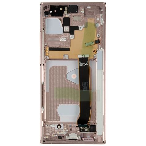 Oled Frame Assembly For Samsung Galaxy Note Ultra Mystic Bronze